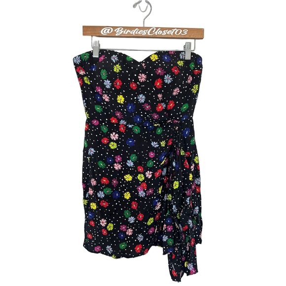 Yumi Kim Date Night Silk Mini Dress In Midnight NWOT Small - Picture 1 of 10